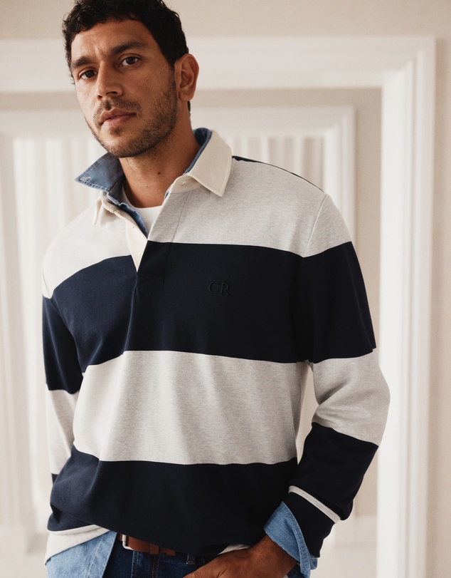 Country Road - Australian Cotton Stripe Rugby Polo