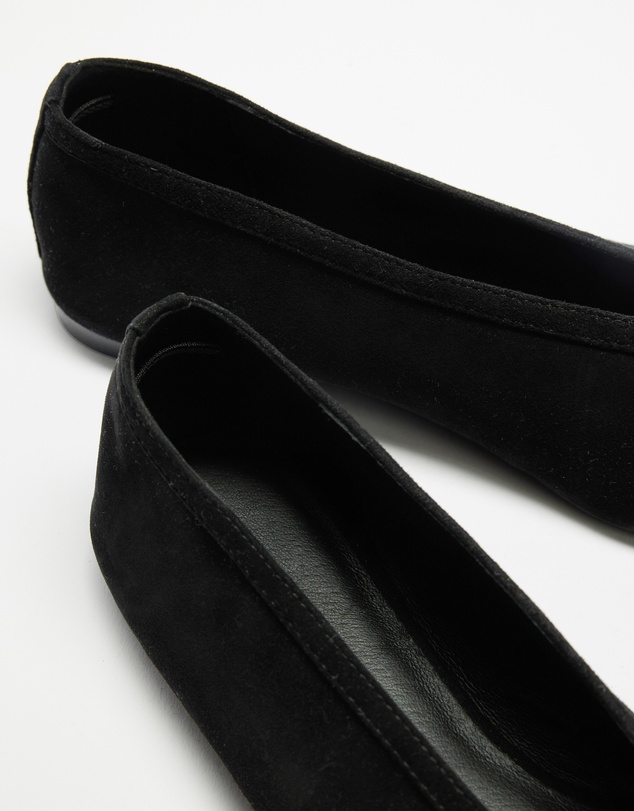 AERE - Tori Suede Ballet Flats