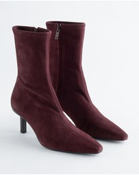 & Other Stories - Stretch-Leather Ankle Boots