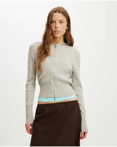 LTW GREY MARLE CABLE