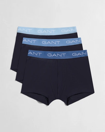 Gant - 3 Pack Contrast Waistband Boxer Briefs