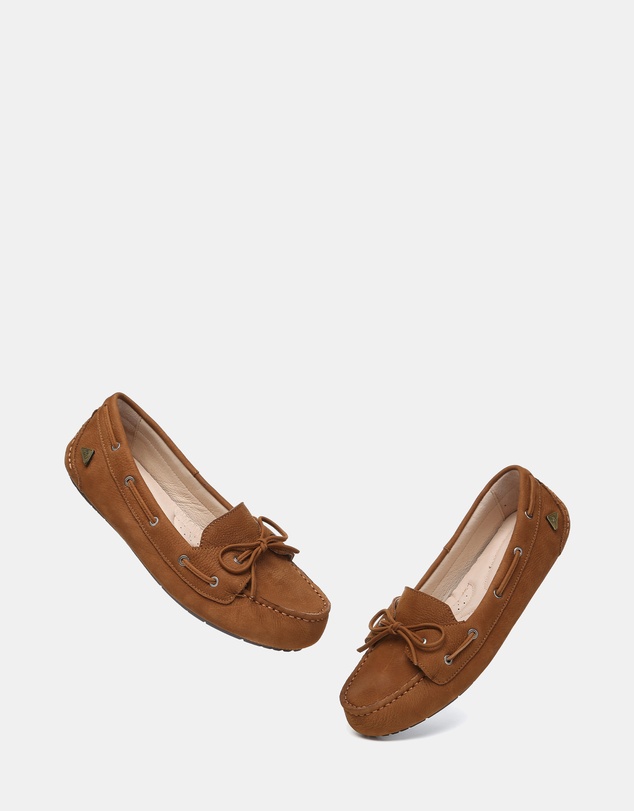 EVERAU - EverAU Ugg Monty Cow Leather Upper Loafer Oxfords Flats