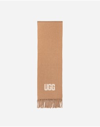 Ozwear Connection Uggs - Ugg Logo Cashmere Aus Wool Woven Scarf