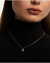 PDPAOLA - Mini Letter D Gold Necklace