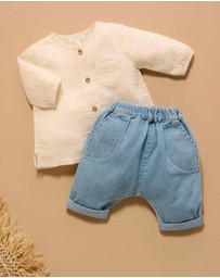 Purebaby - Sun Cover Top -Kids-Babies