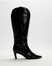 Dazie - Marie Western Pointed-Toe Boots