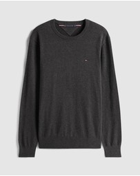 Tommy Hilfiger - Flag Embroidery Crew Neck Jumper