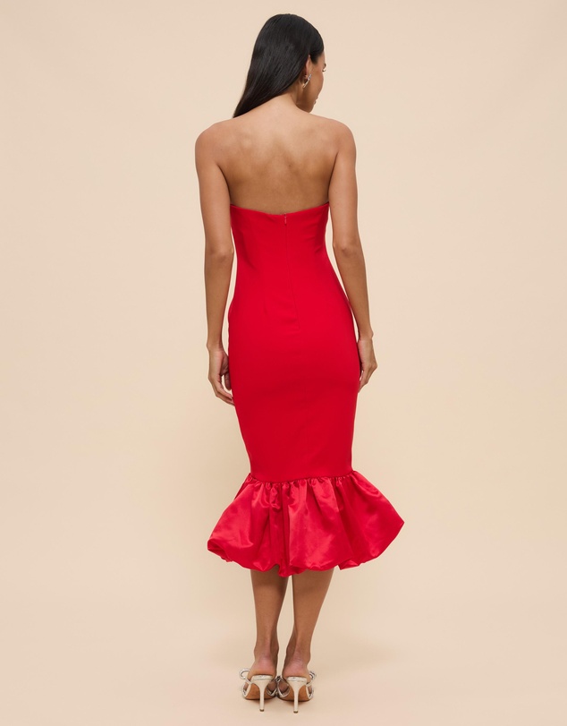 CHANCERY - Cleo Peplum Midi Dress