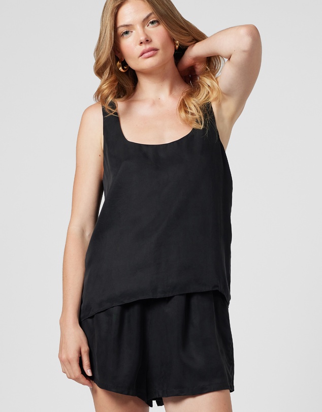 MVN - Pepperwood Cupro Top