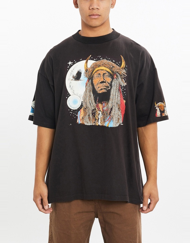 Vintage by The Real Deal - Pre Loved - Vintage 90s American Indian Tee