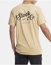 Stock & Co. - Scroll Tee