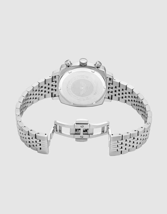 Emporio Armani - Silver Tone Chronograph Watch