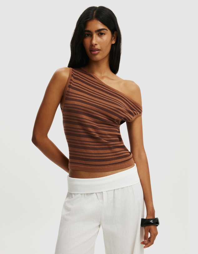 Cotton On - S Less Off Shoulder Knit Top