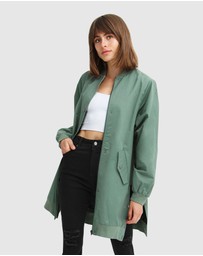 Belle & Bloom - Chasing You Long Bomber Jacket