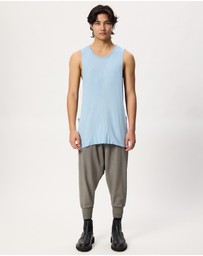 Surrounded By Ghosts - The Titanium Rib Knit Muscle T-Shirt