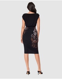 Miraclesuit Shapewear - Fiori Metallica Bali Blouse Top Midi Shaping Dress