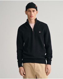 Gant - Casual Cotton Half-Zip Knit