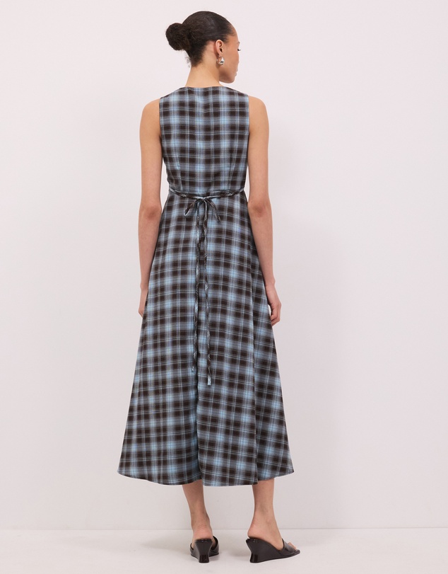 Calli - Lola Check Maxi Dress