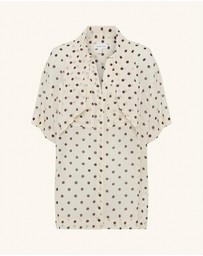 Shona Joy - Houston Side Split Short Sleeve Shirt