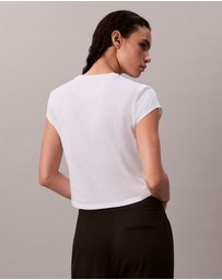 Calvin Klein - Kate Moss Graphic Baby Tee