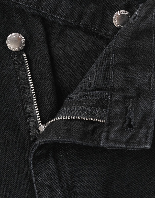 M.N.G - Wide-Leg Mid-Rise Jeans With A Crossover Waistband