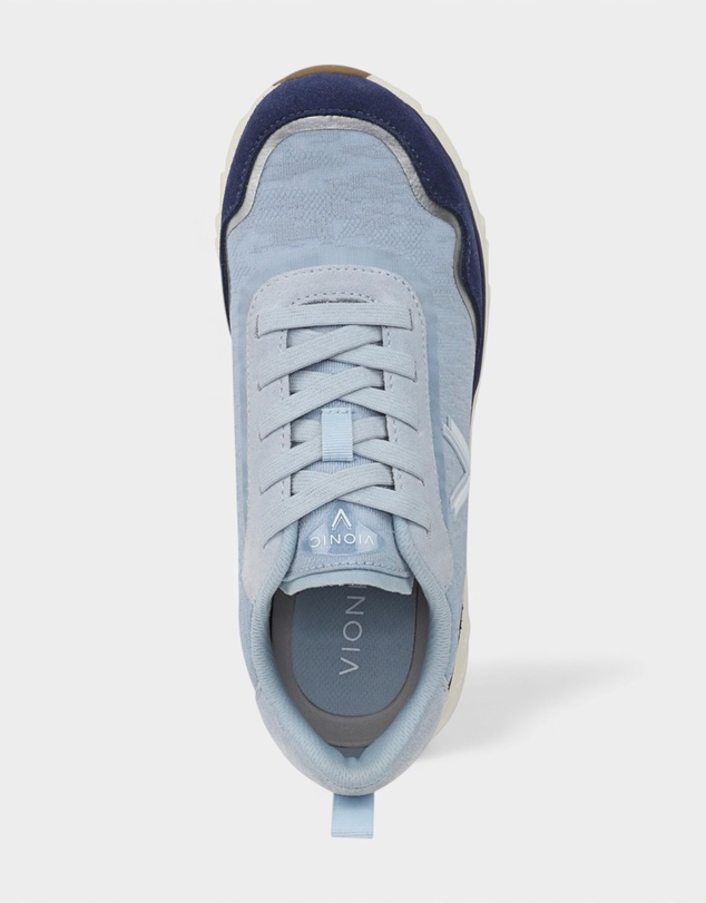 Vionic - Presley Lace-Up Sneaker - Blue Mist