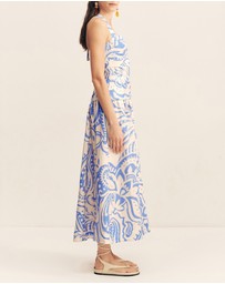 Shona Joy - Francis Draped Halter Midi Dress