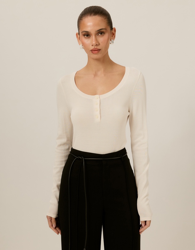 Tussah - Freya Fine Knit Long Sleeve Top