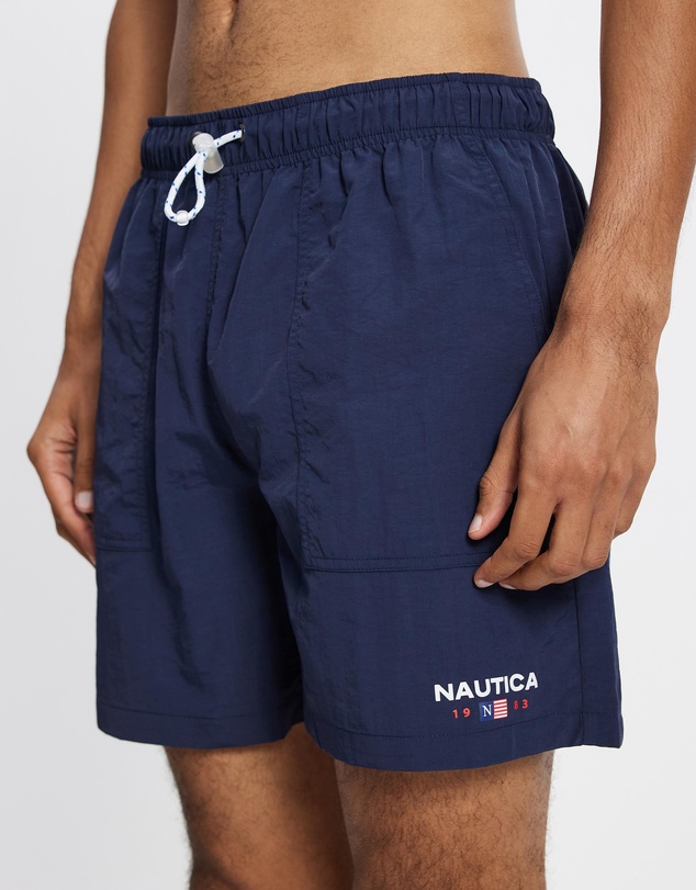 NAUTICA - 1983 Flag Swim Shorts