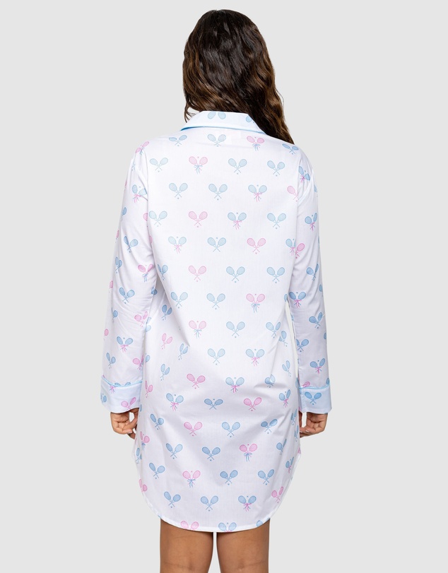 Sant And Abel - Women's Tennis Bows Night Shirt