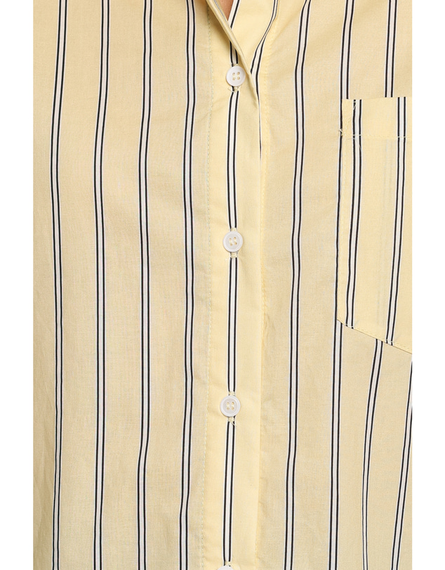 Petal & Pup - Palmer Button Down Shirt - Butter Yellow Stripe
