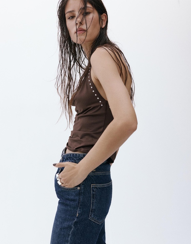 M.N.G - Studded Halter Top