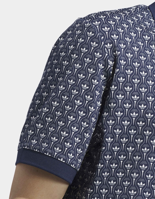 adidas Originals - Originals All Over Trefoil Polo Mens