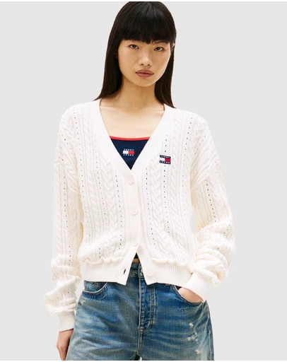 Tommy Jeans - Boxy Garmentdye Cardigan