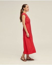 Oxford - Clementine Pin-Tuck Dress