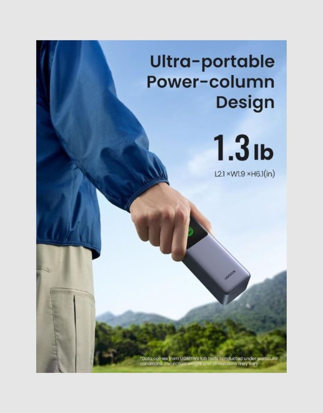 Ugreen - UGREEN Nexode Power Bank 25000mAh 200W with Smart Digital Display