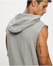 Surrounded By Ghosts - The Anandite French Terry Sleeveless Hoodie