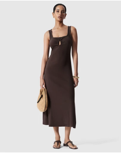 & Other Stories - Buckle-Detailed Midi Dress