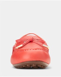 Vionic - Virginia Leather Moccasin - Cherry