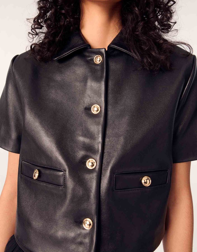 Maje - Valdom Leather Blazer