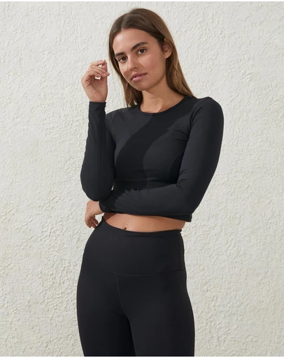 Cotton On Body Active - Ultra Soft Fitted Long Sleeve Top