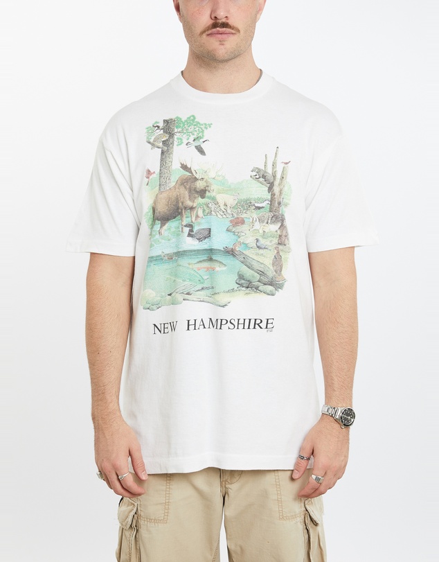 Vintage by The Real Deal - Pre Loved - Vintage 1991 New Hampshire Wildlife Tee