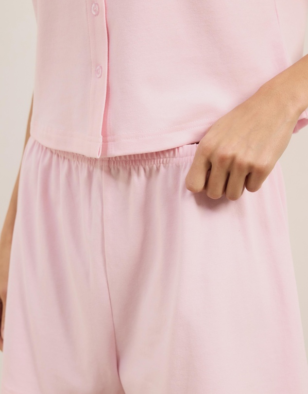 Atmos&Here - Belle Short Sleeve Button Up Shorts Set