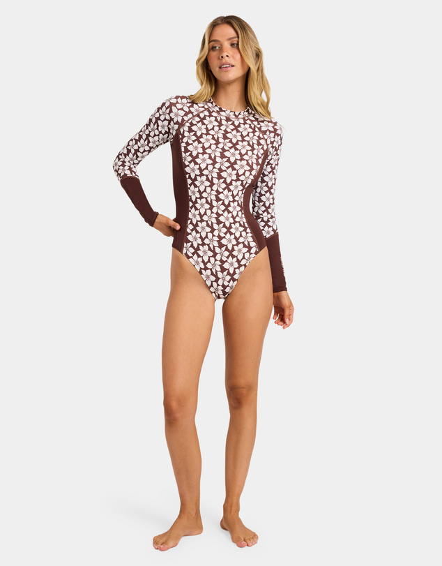 Billabong - Womens Playa Sol Long Sleeve Bodysuit Rashguard