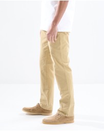 3 Wise Men - 3 Wise Men Tapered Fit Chino -  Tan