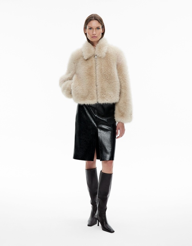 Witchery - Faux Fur Bomber Jacket
