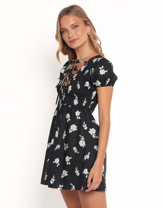 Petal & Pup - Winny Mini Dress - Navy Floral
