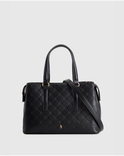Laura Jones - Logo Embossed Tote Bag