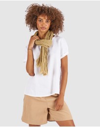 CAMIXA - French Linen Crinkled Scarf