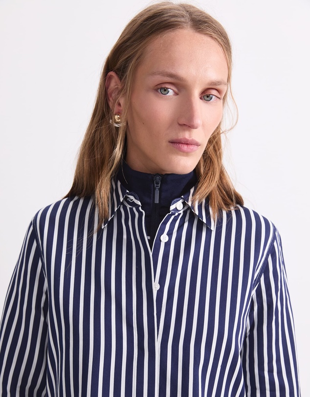 Sportscraft - Hannah Stripe Cotton Silk Shirt